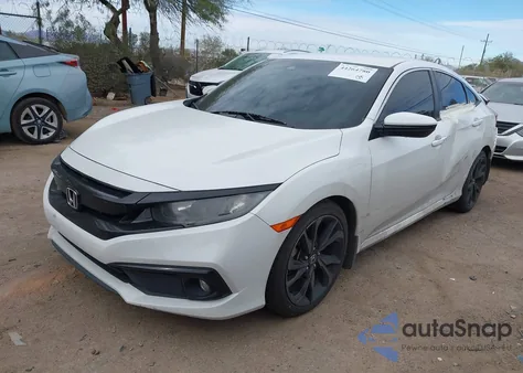 2020 Honda Civic Sport z USA, uszkodzony, nr VIN 19XFC2F89LE025775